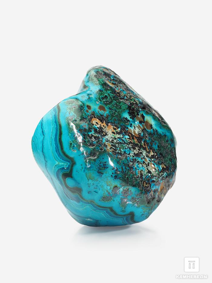 Хризоколла с малахитом, полировка 11,5х9,5х5,5, 11-70/2, фото 2