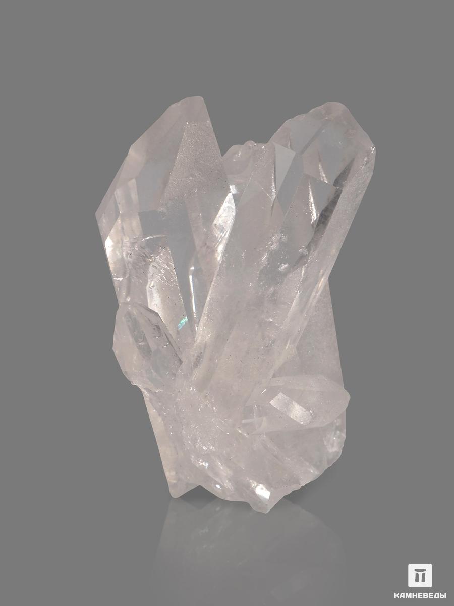 Горный хрусталь (кварц), сросток кристаллов 6-7 см (70-80 г) целестин сросток кристаллов 5 5х2 см