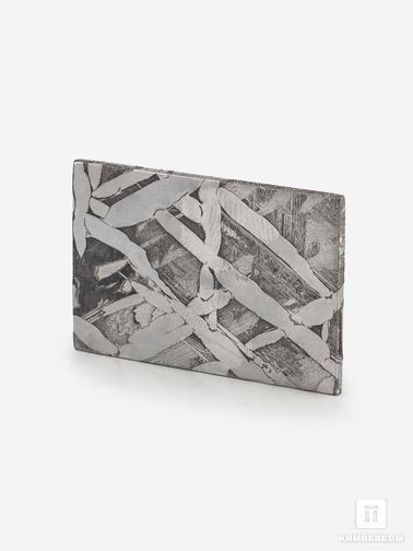 Метеориты. Метеорит Сеймчан в пластиковом боксе, 3х2х0,1 см (6,7-7,4 г)