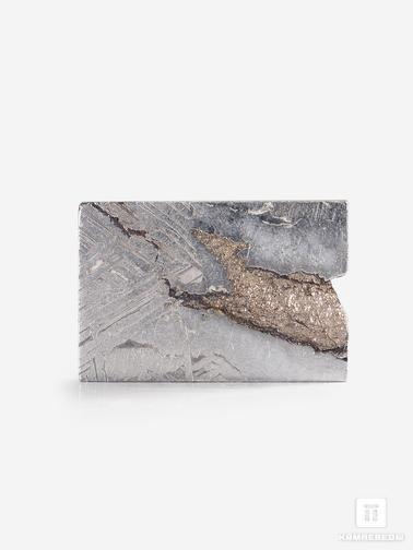 Метеориты. Метеорит Aletai в пластиковом боксе, 3х2х0,2 см (5,6-7,4 г)