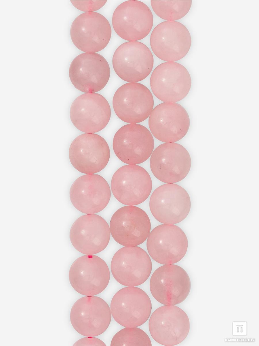 Бусины из розового кварца, 36-40 шт. на нитке, 10-11 мм бусины из розового кварца 47 51 шт на нитке 8 9 мм