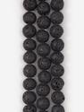 Бусины из пемзы (лавы), 36-38 шт. на нитке, 10-11 мм, 7-67/2, фото 1