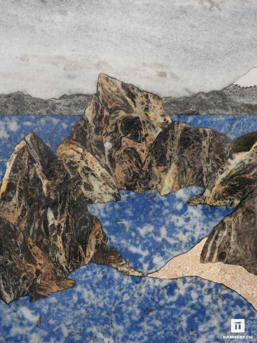 Картина из натуральных камней «Острова», 43,5х36,5х3 см, 25924, фото 2