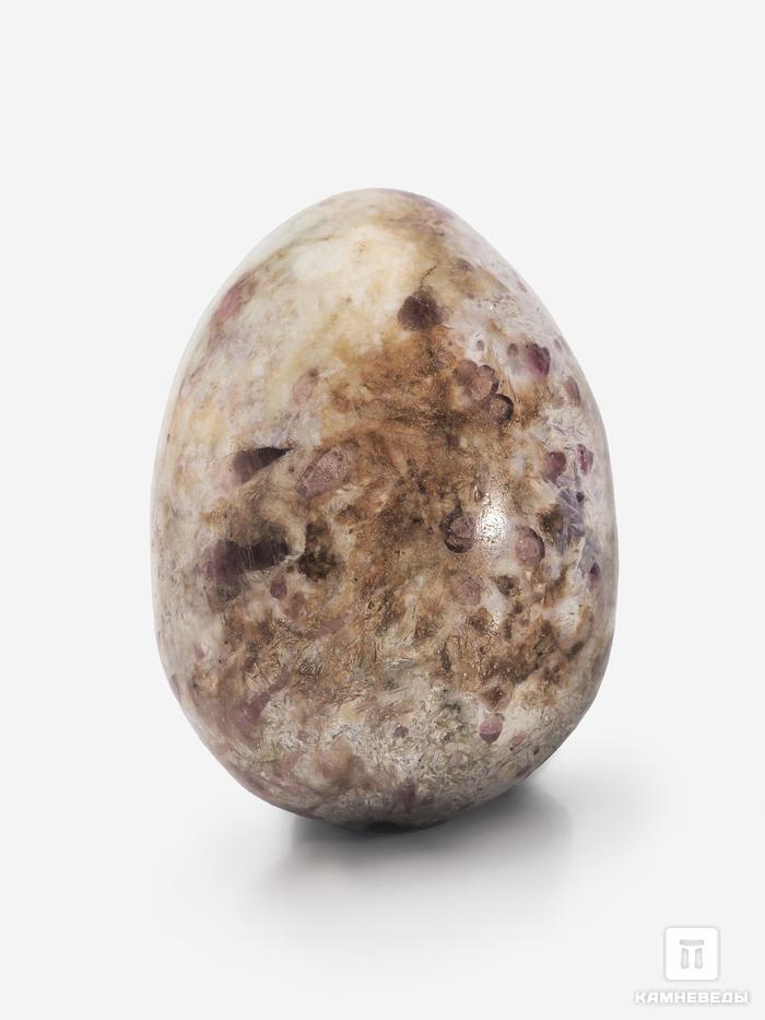 Яйцо из розового турмалина (рубеллита) и альбита, 7,2х5,3 см, 26165, фото 2