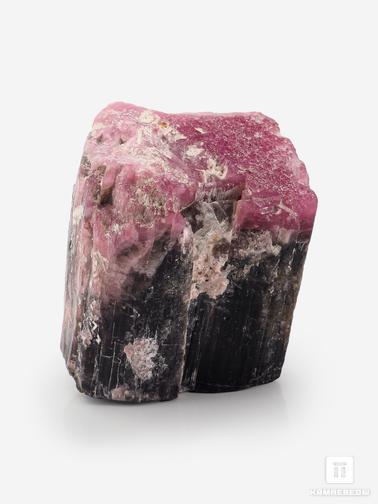 Турмалин, Рубеллит. Турмалин, полихромный кристалл 6,3х5х4,7 см