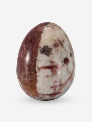Яйцо из розового турмалина (рубеллита) в клевеландите (альбите), 6,9х5,2 см
