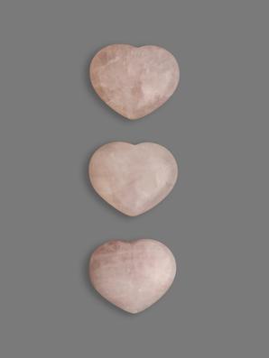 Сердце из розового кварца, 3х2,6 см