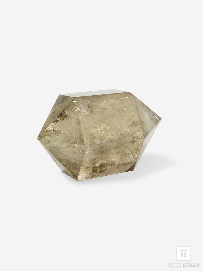 Дымчатый кварц (раухтопаз) в форме двухголового кристалла, 4,6х3,2х2,7 см, 26127, фото 1