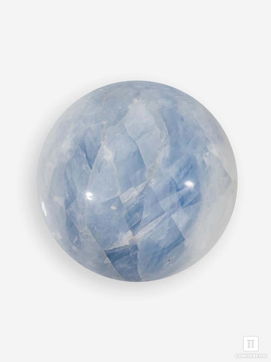 Шар из голубого кальцита, 57 мм шар из голубого кальцита 53 мм