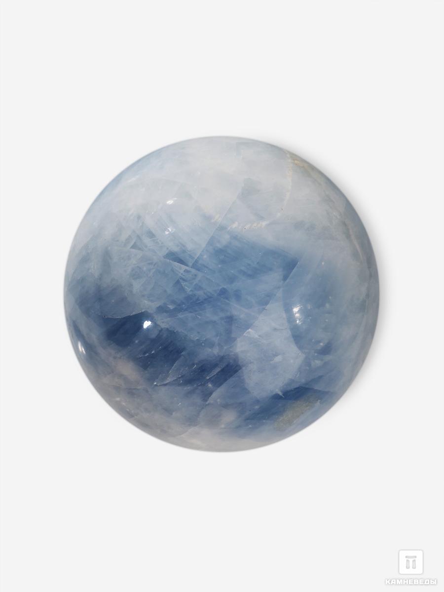 Шар из голубого кальцита, 65 мм шар из кальцита 62 мм
