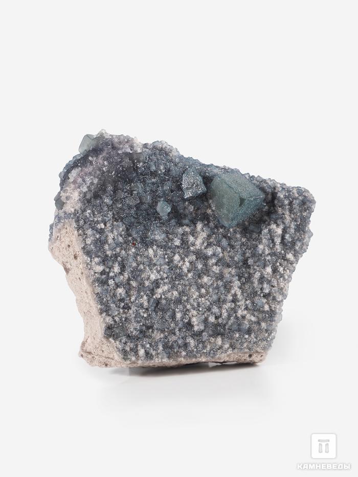Флюорит, кристаллы на кварце 5,5-7 см, 26242, фото 1