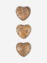 Сердце из песочной яшмы, 2,5x2,5х1,2 см, 23-5/10, фото 1