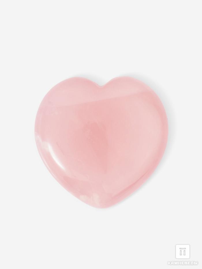 Сердце из розового кварца, 4,5х4,5 см, 23-44/2, фото 2