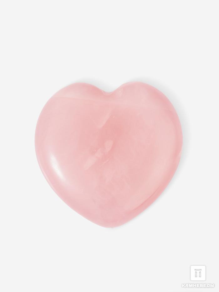 Сердце из розового кварца, 4,5х4,5 см, 23-44/2, фото 1