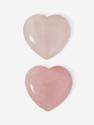 Сердце из розового кварца, 4х3,8х2 см, 21747, фото 2