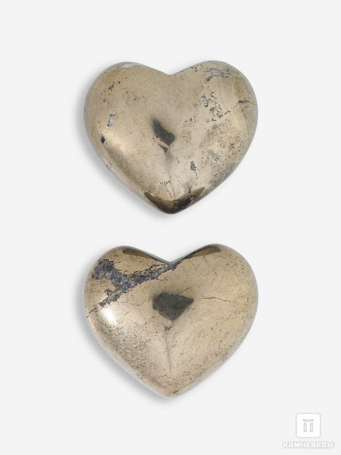 Сердце из пирита, 4,5х4х2,3 см, 16428, фото 2