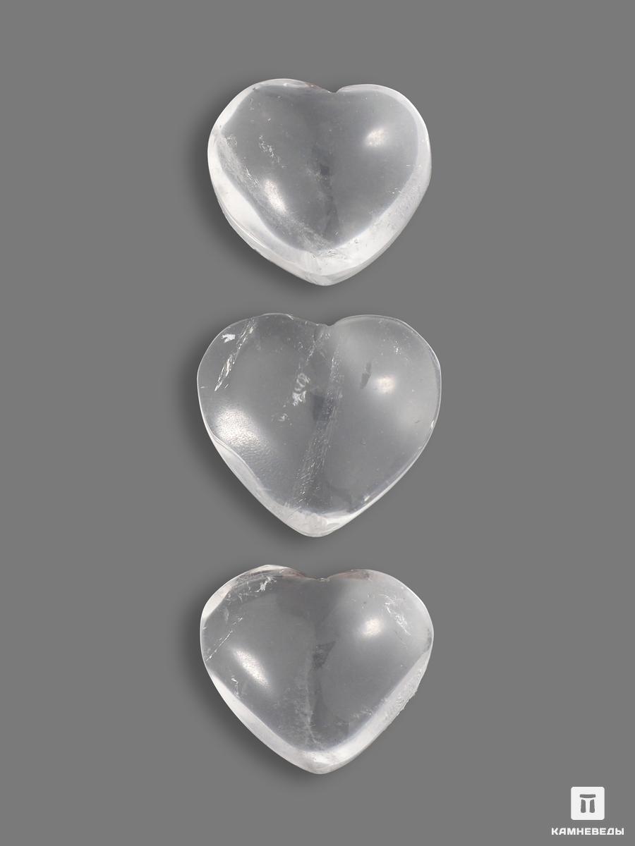 Сердце из горного хрусталя (кварца), 3,5-4 см, 14134, фото 1