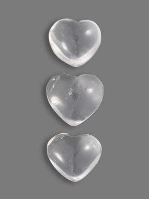 Сердце из горного хрусталя (кварца), 3,5-4 см