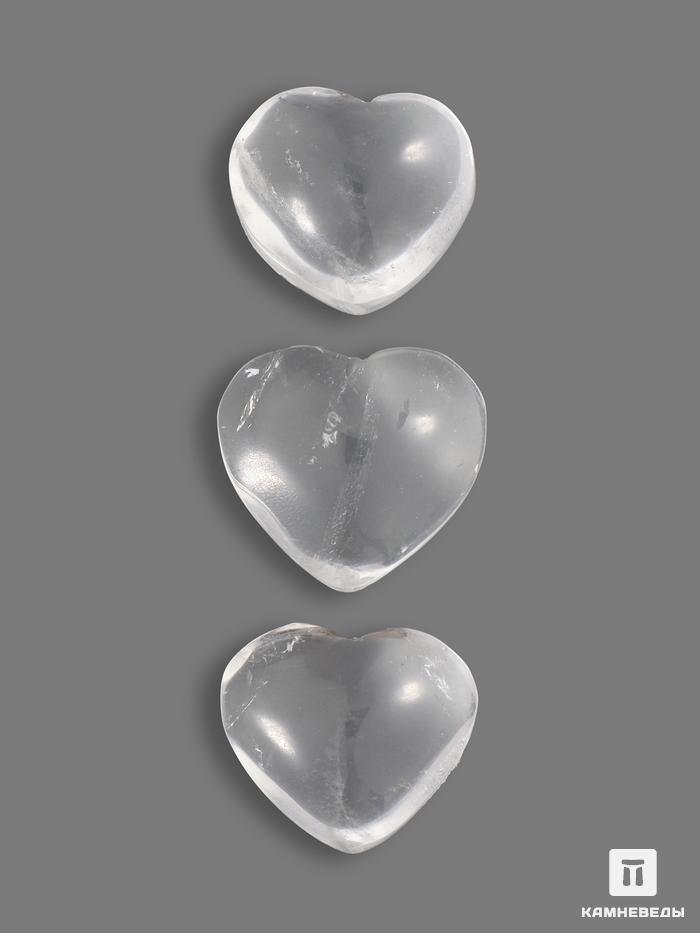 Сердце из горного хрусталя (кварца), 3,5-4 см, 14134, фото 1