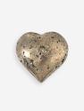 Сердце из пирита, 6х6х3,3 см, 16811, фото 2