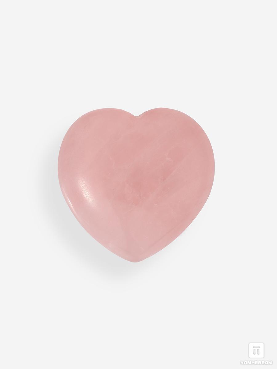 Сердце из розового кварца, 5х5х2,8 см сердце из розового кварца 5х5х2 8 см