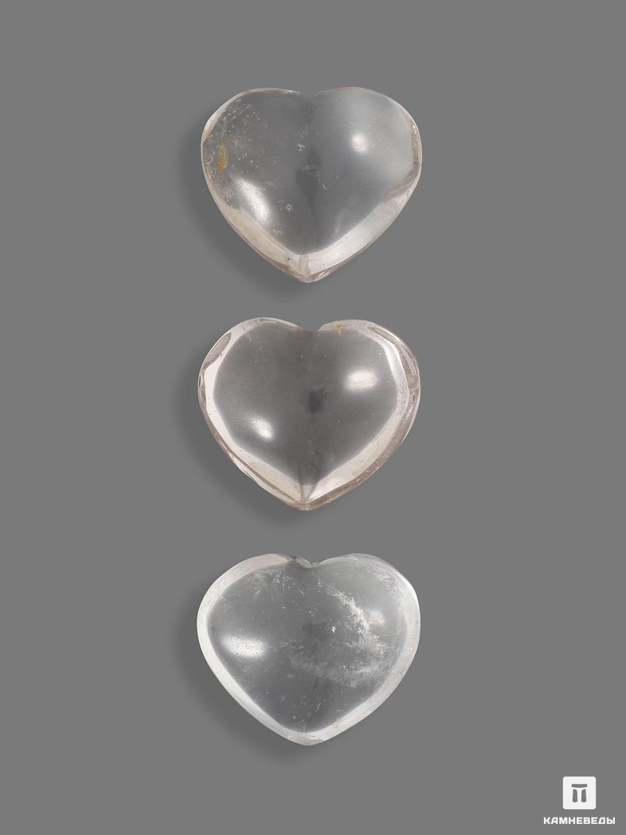 Сердце из горного хрусталя (кварца), 4-4,5 см в сердце пармы