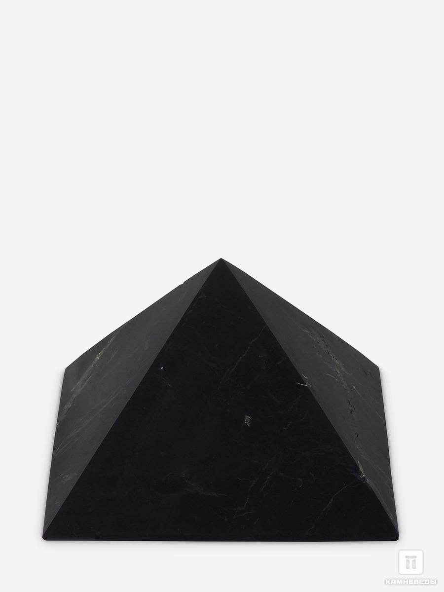 Пирамида из шунгита, неполированная 7х7 см шар из кальцита 62 мм