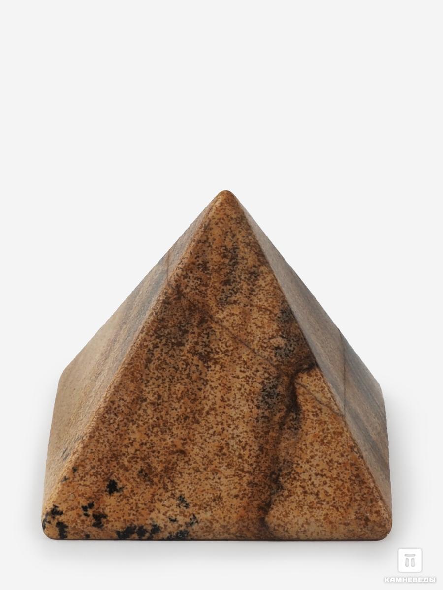 Пирамида из песочной яшмы, 4х4 см пирамида из яшмы австралийской мукаита 4х4 см