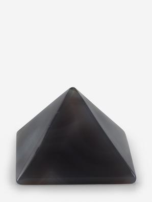 Пирамида из серого агата, 4х4 см
