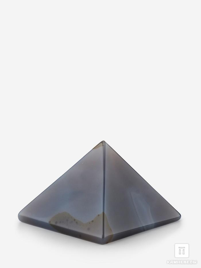 Пирамида из серого агата, 4х4 см, 20-16/1, фото 2