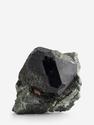 Шпинель чёрная кристалл с диопсидом, 7,6х5,6х5,2 см, 21069, фото 1