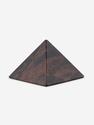 Пирамида из коричневого обсидиана, 6х6х4,4 см, 20-9/6, фото 2