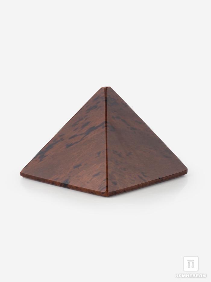 Пирамида из коричневого обсидиана, 5,5х5,5х4 см, 20-9/4, фото 2
