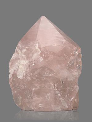 Розовый кварц, приполированный кристалл 9х7х4,5 см