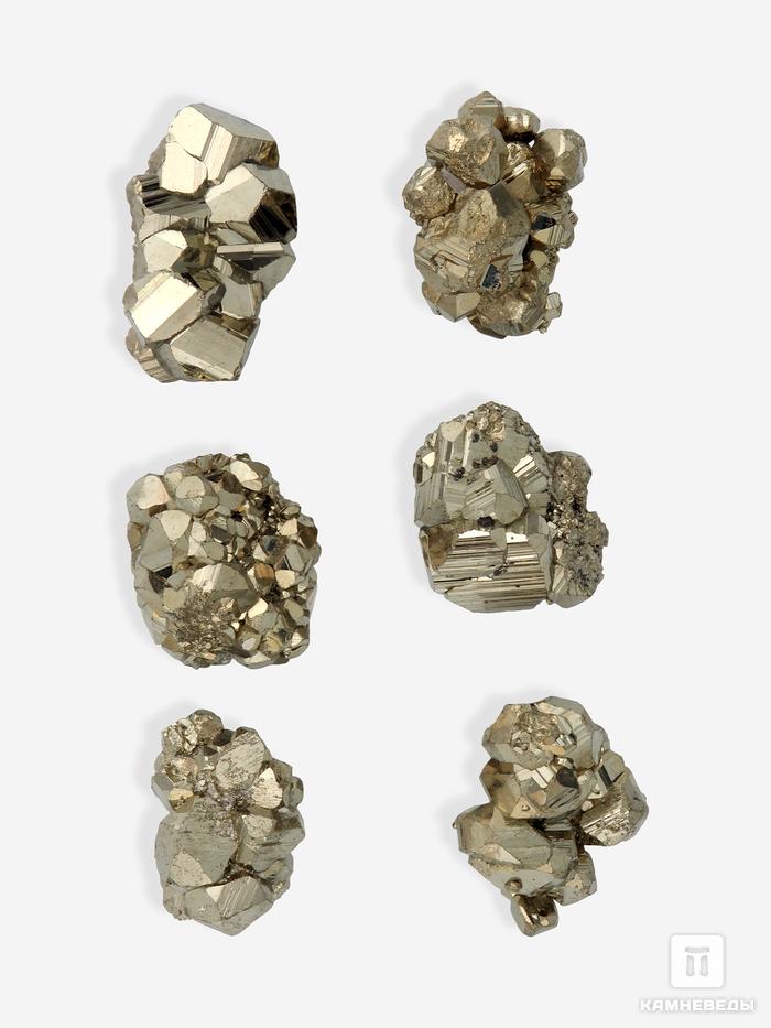 Пирит, сросток кристаллов 2,5-3,5 см (20-30 г), 1763, фото 2