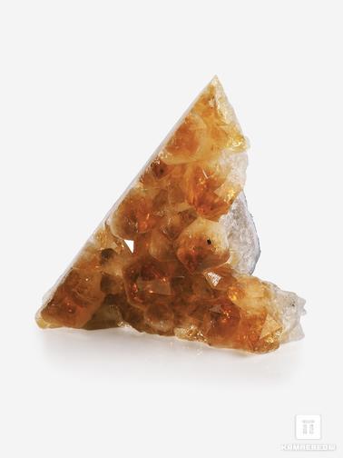 Цитрин. Цитрин (аметист облагороженный), друза 6-10 см (120-140 г)