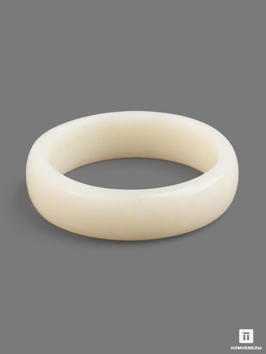 Кольцо из белого нефрита конус массажный из белого нефрита 10 11 см