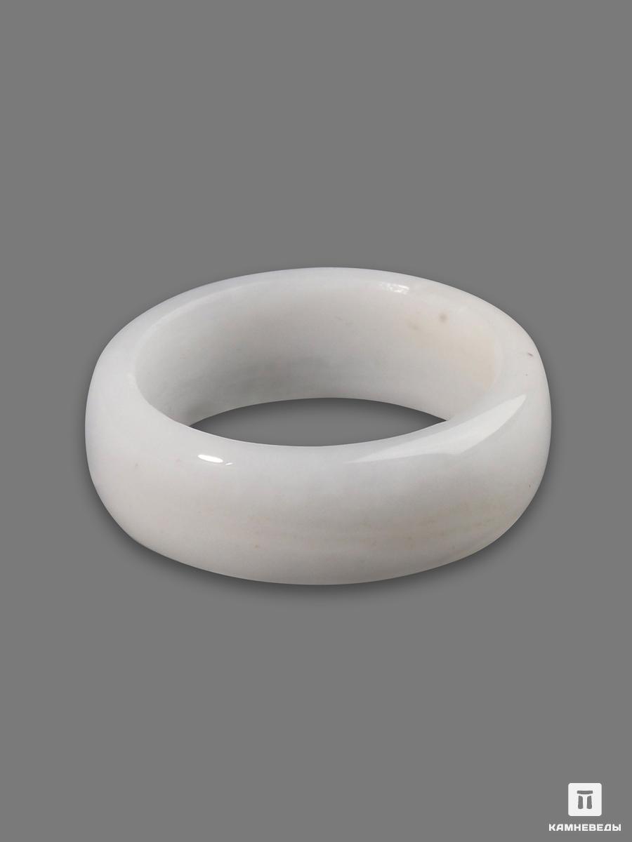 Кольцо из белого нефрита