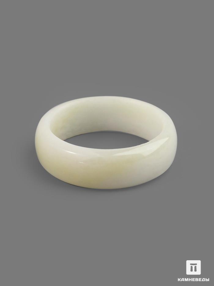 Кольцо из белого нефрита, 7986, фото 1