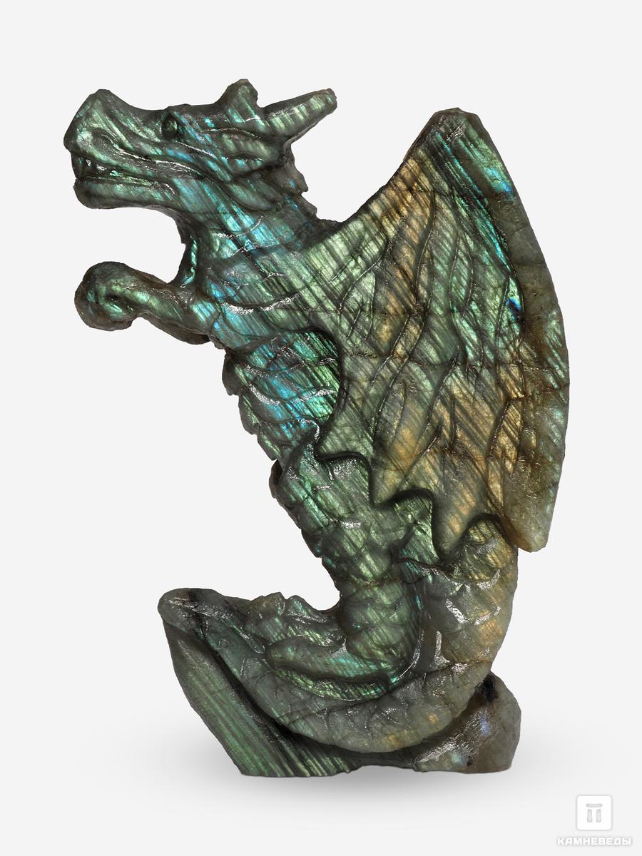 Дракон из лабрадора, 8,5х6х1,7 см дракон