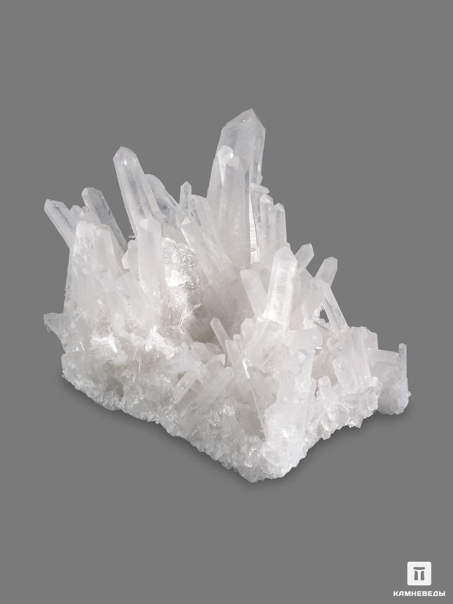 Горный хрусталь (кварц), друза 13,7х11х8,7 см горный хрусталь кварц в форме кристалла 7 7х3 2х2 2 см
