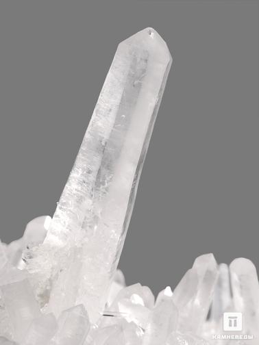 Горный хрусталь, Кварц. Горный хрусталь (кварц), друза 11,5х8х7,3 см