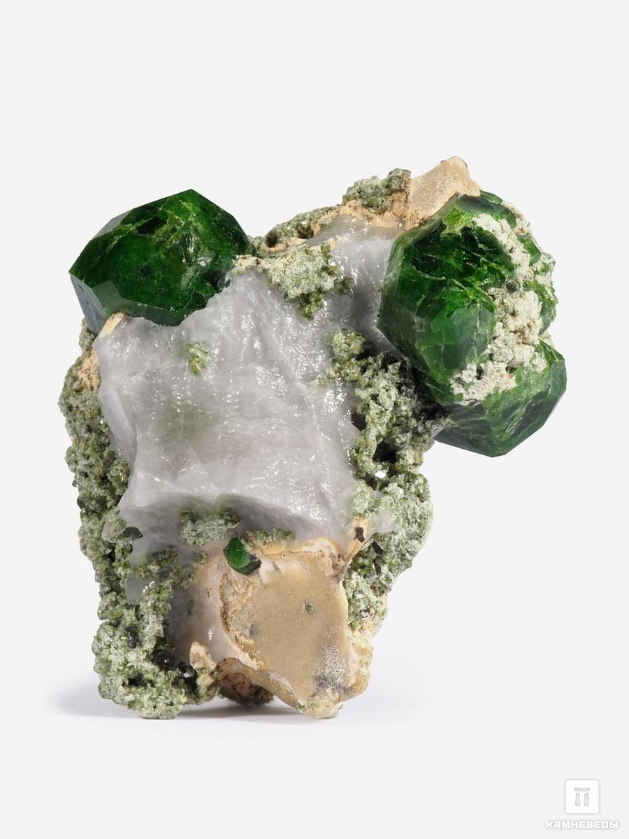 Демантоид (зелёный андрадит), 4,8х3,4х3,2 см картхолдер на телефон кожа флотер зелёный