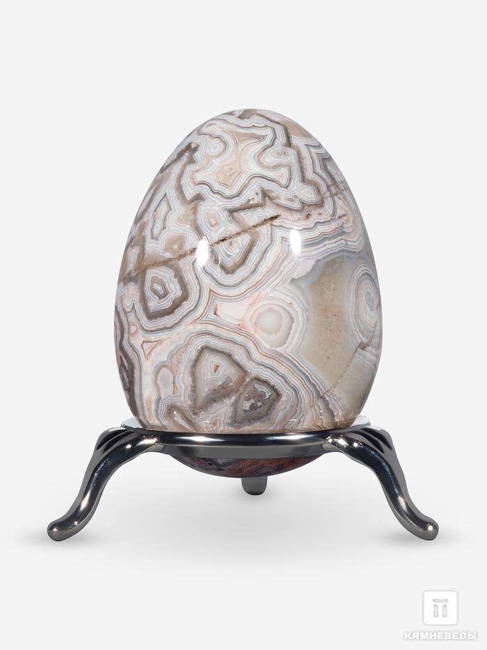 Яйцо из мексиканского (кружевного) агата, 6х4,4 см, 26699, фото 2