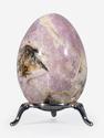 Яйцо из уссингита с чкаловитом, 7,5х5,4 см, 26580, фото 1