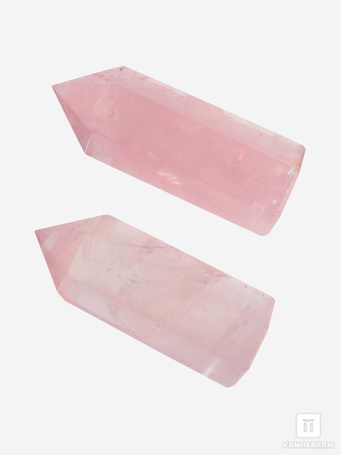 Розовый кварц в форме кристалла, 6-7 см (60-70 г), 11-26/2, фото 2