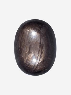 Корунд «Чёрный сапфир», полированная галька 2,6х2х1 см (54 ct)
