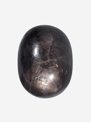 Корунд «Чёрный сапфир», полированная галька 3,1х2,3х1,2 см (90 ct)