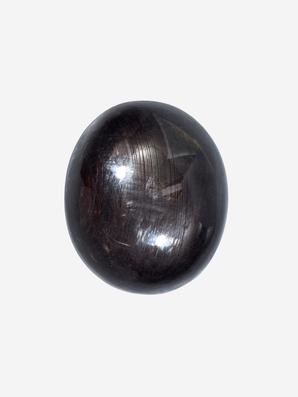 Корунд «Чёрный сапфир», полированная галька 2,6х2,2х1,2 см (70 ct)