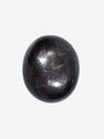 Корунд «Чёрный сапфир», кабошон 2,6х2,2х1,2 см (70 ct), 26767, фото 1